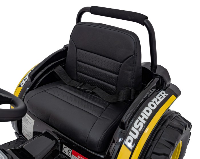 Koparka Traktor na akumulator dla dzieci Żółty + Ruchome Ramię Łyżka + Pilot + Wolny Start + Radio FM + LED-19 7775 