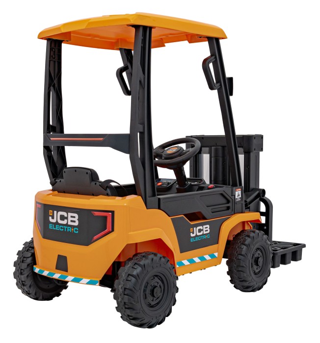 Pojazd Wózek Widłowy JCB Żółty-7 7776 