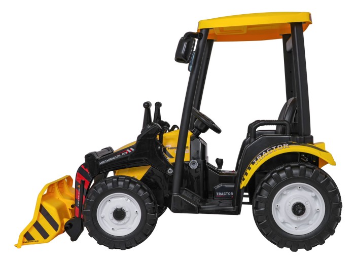 Pojazd MEGA Traktor D68 Z Przyczepką Żółty-5 7779 
