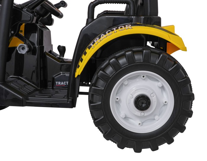 Pojazd MEGA Traktor D68 Z Przyczepką Żółty-14 7779 
