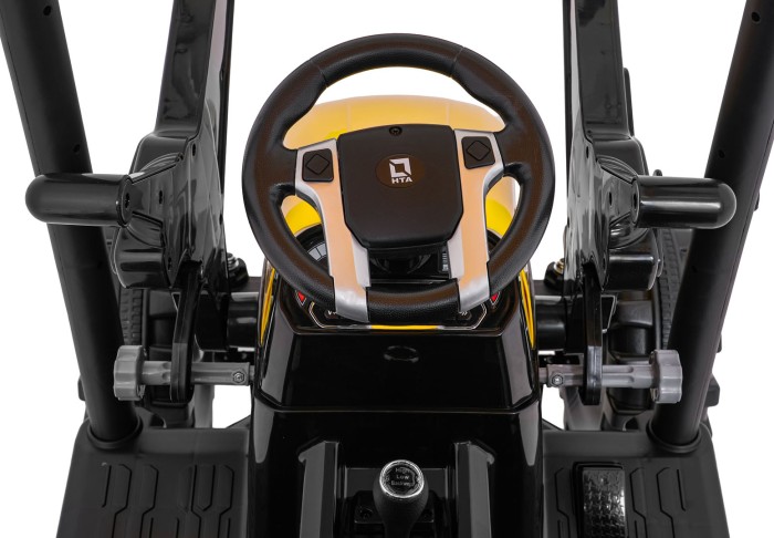 Pojazd MEGA Traktor D68 Z Przyczepką Żółty-18 7779 