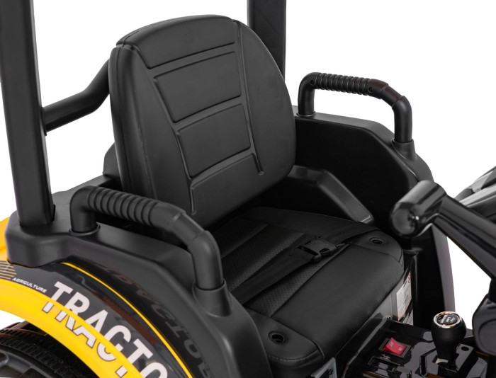 Pojazd MEGA Traktor D68 Z Przyczepką Żółty-20 7779 