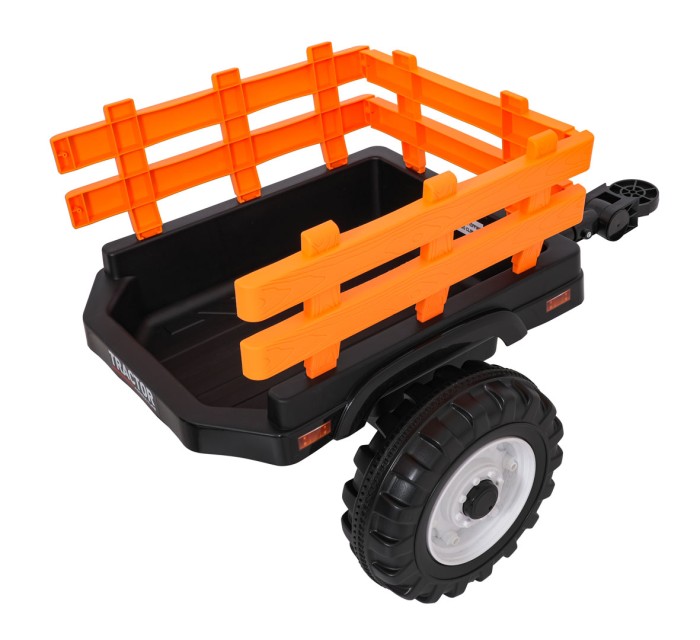 Pojazd MEGA Traktor D68 Z Przyczepką Żółty-27 7779 