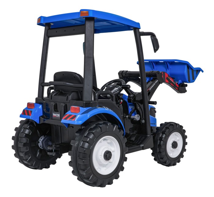 Pojazd MEGA Traktor D68 Z Przyczepką Niebieski-10 7780 