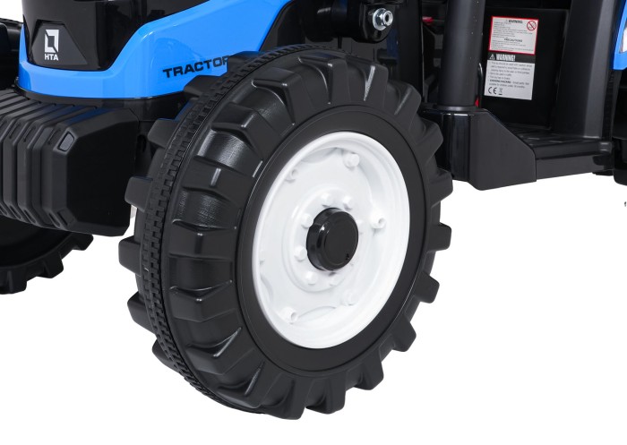Pojazd MEGA Traktor D68 Z Przyczepką Niebieski-24 7780 