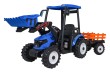 Pojazd MEGA Traktor D68 Z Przyczepką Niebieski-26 7780 