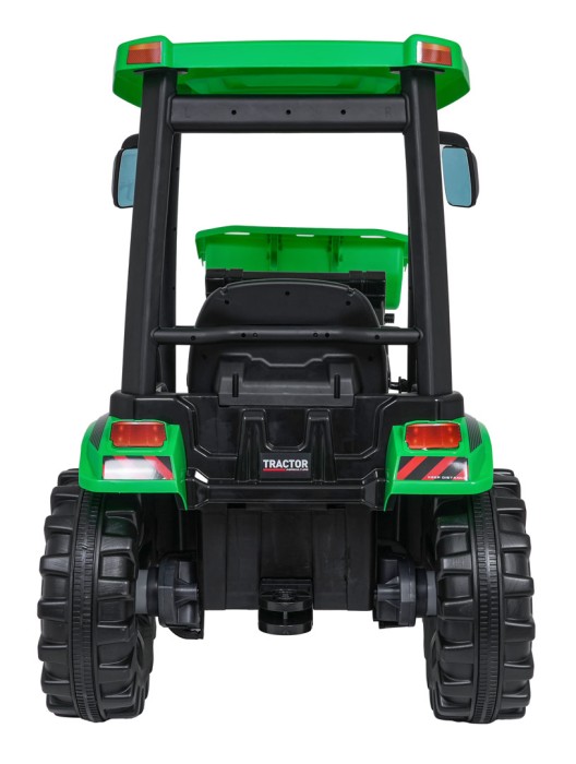 Pojazd MEGA Traktor D68 Z Przyczepką Zielony-10 7783 