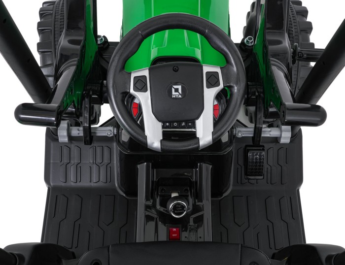 Pojazd MEGA Traktor D68 Z Przyczepką Zielony-14 7783 