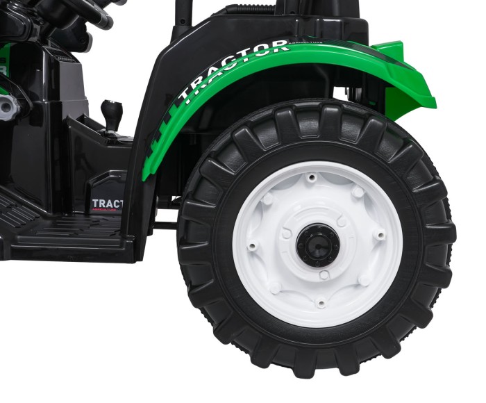 Pojazd MEGA Traktor D68 Z Przyczepką Zielony-18 7783 