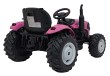 Pojazd Traktor GROW 1804 Różowy-7 7784 