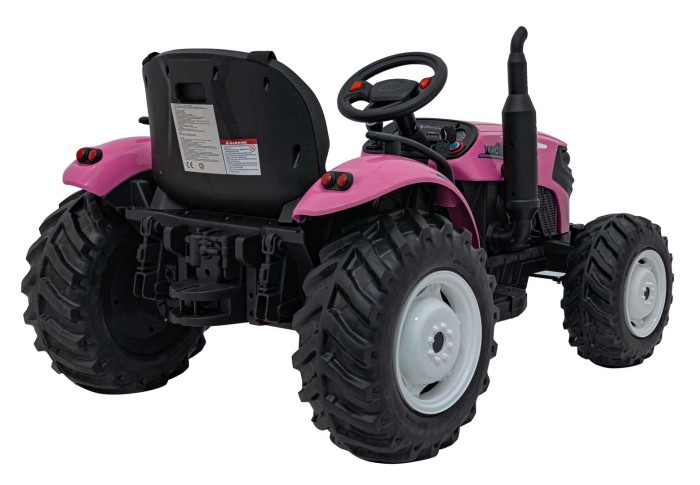 Pojazd Traktor GROW 1804 Różowy-7 7784 