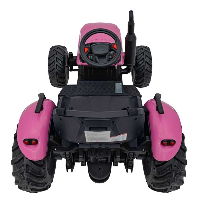 Pojazd Traktor GROW 1804 Różowy-8 7784 