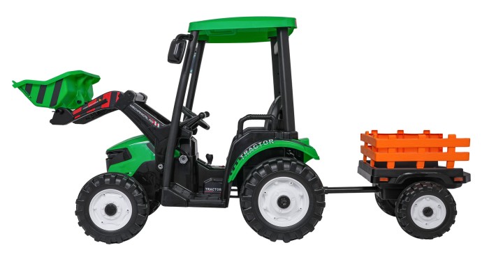 Pojazd MEGA Traktor D68 Z Przyczepką Zielony-26 7783 