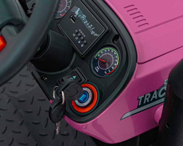 Pojazd Traktor GROW 1804 Różowy-19 7784 