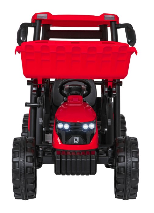 Pojazd MEGA Traktor D68 Z Przyczepką Czerwony-2 7786 
