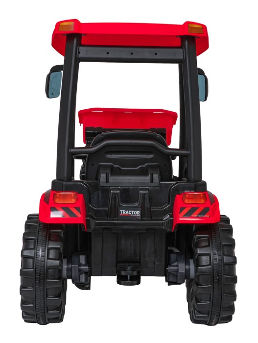 Pojazd MEGA Traktor D68 Z Przyczepką Czerwony-10 7786 
