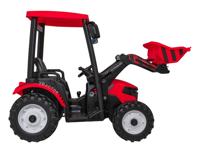 Pojazd MEGA Traktor D68 Z Przyczepką Czerwony-12 7786 