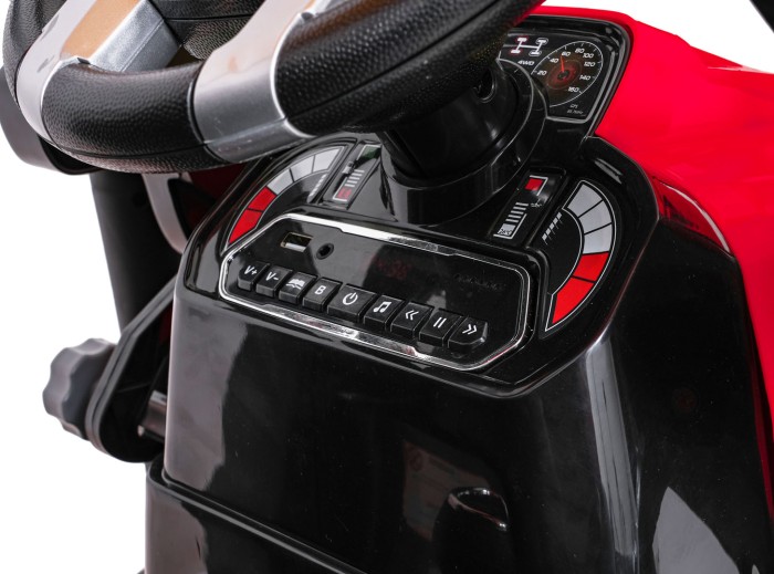 Pojazd MEGA Traktor D68 Z Przyczepką Czerwony-17 7786 