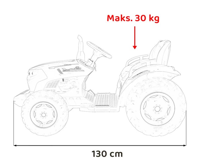 Pojazd Traktor GROW 1804 Jasno Zielony-20 7785 