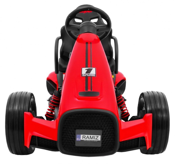 Gokart na akumulator Bolid XR-1 dla dzieci Czerwony + Regulowana kierownica + Profilowane siedzenie-3 7790 