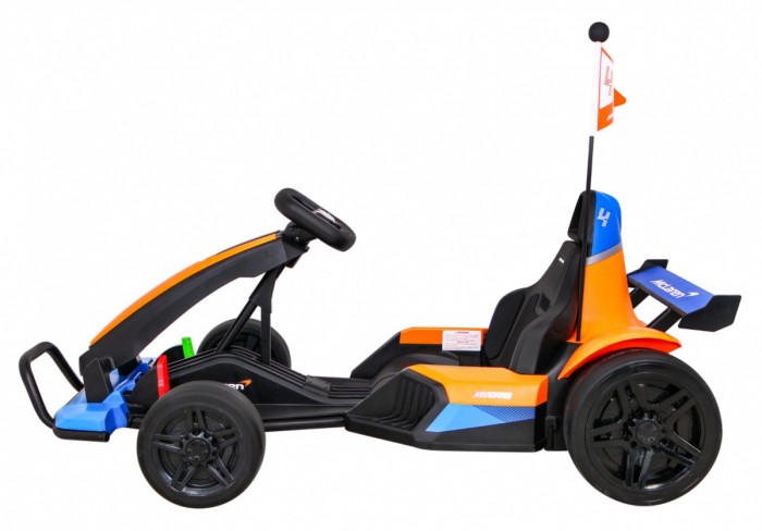 Gokart McLaren Drift na akumulator dla dzieci + Funkcja driftu + Sportowe siedzenie + Światła LED + Wolny Start + EVA-4 7795 