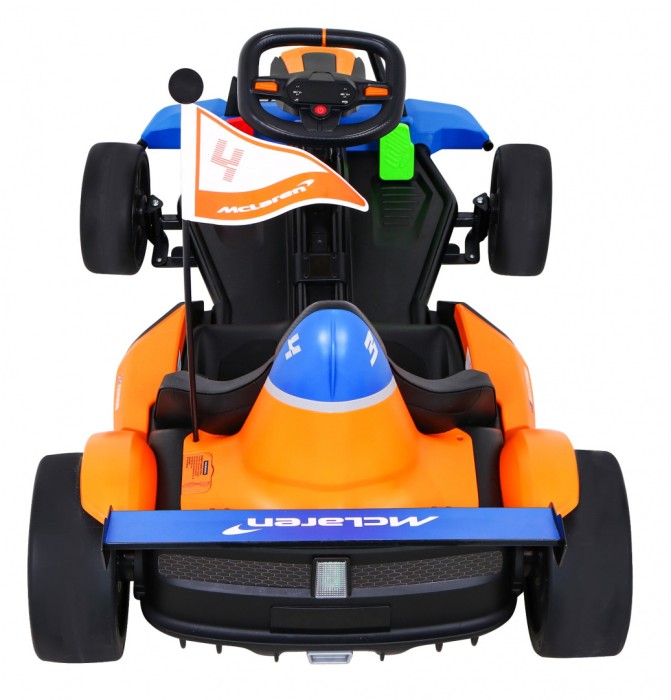 Gokart McLaren Drift na akumulator dla dzieci + Funkcja driftu + Sportowe siedzenie + Światła LED + Wolny Start + EVA-7 7795 