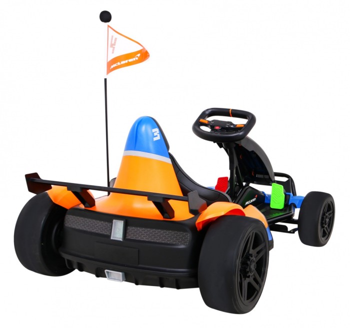 Gokart McLaren Drift na akumulator dla dzieci + Funkcja driftu + Sportowe siedzenie + Światła LED + Wolny Start + EVA-8 7795 
