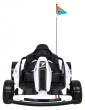 Gokart Speed 7 Drift King na akumulator dla dzieci Biały + Funkcja driftu + Sportowe siedzenie + 2 Prędkości + EVA-3 7796 