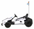 Gokart Speed 7 Drift King na akumulator dla dzieci Biały + Funkcja driftu + Sportowe siedzenie + 2 Prędkości + EVA-4 7796 