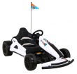 Gokart Speed 7 Drift King na akumulator dla dzieci Biały + Funkcja driftu + Sportowe siedzenie + 2 Prędkości + EVA-9 7796 