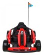 Gokart Speed 7 Drift King na akumulator dla dzieci Czerwony + Funkcja driftu + Sportowe siedzenie + 2 Prędkości + EVA-3 7797 