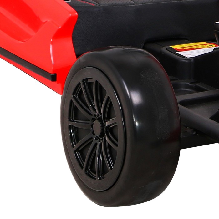 Gokart Speed 7 Drift King na akumulator dla dzieci Czerwony + Funkcja driftu + Sportowe siedzenie + 2 Prędkości + EVA-11 7797 