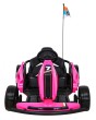Gokart Speed 7 Drift King na akumulator dla dzieci Różowy + Funkcja driftu + Sportowe siedzenie + 2 Prędkości + EVA-3 7799 
