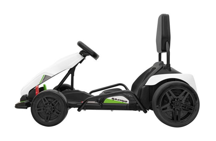 Gokart Fast 3 Drift na akumulator dla dzieci Biały + Funkcja driftu + Silniki 2x150W + Radio LED + Pasy-4 7801 