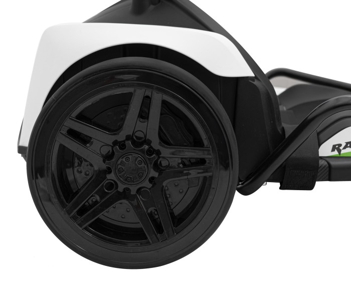 Gokart Fast 3 Drift na akumulator dla dzieci Biały + Funkcja driftu + Silniki 2x150W + Radio LED + Pasy-15 7801 