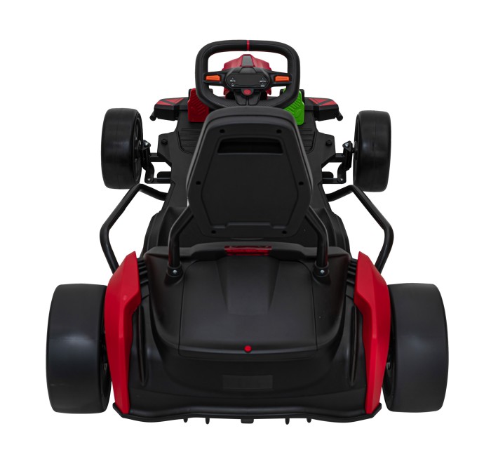 Gokart Fast 3 Drift na akumulator dla dzieci Czerwony + Funkcja driftu + Silniki 2x150W + Radio LED + Pasy-12 7802 