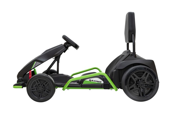 Gokart Fast 3 Drift na akumulator dla dzieci Czarny + Funkcja driftu + Silniki 2x150W + Radio LED + Pasy-7 7803 