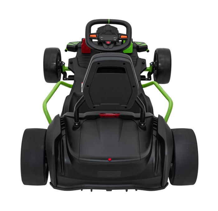Gokart Fast 3 Drift na akumulator dla dzieci Czarny + Funkcja driftu + Silniki 2x150W + Radio LED + Pasy-11 7803 