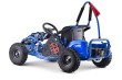 Gokart Fast Dragon na akumulator Niebieski 30km/h + Silnik 1000W + Koła pompowane + Regulacja siedzenia + Pasy-5 7805 