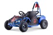 Gokart Fast Dragon na akumulator Niebieski 30km/h + Silnik 1000W + Koła pompowane + Regulacja siedzenia + Pasy-7 7805 