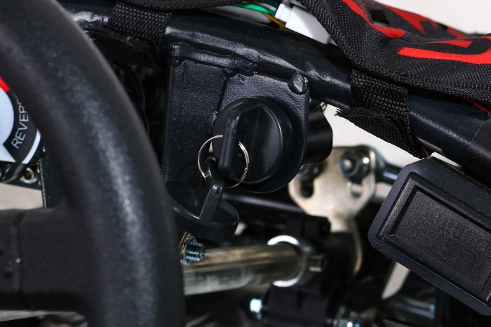 Gokart Fast Dragon na akumulator Niebieski 30km/h + Silnik 1000W + Koła pompowane + Regulacja siedzenia + Pasy-17 7805 