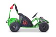 Gokart Fast Dragon na akumulator Zielony 30km/h + Silnik 1000W + Koła pompowane + Regulacja siedzenia + Pasy-4 7806 