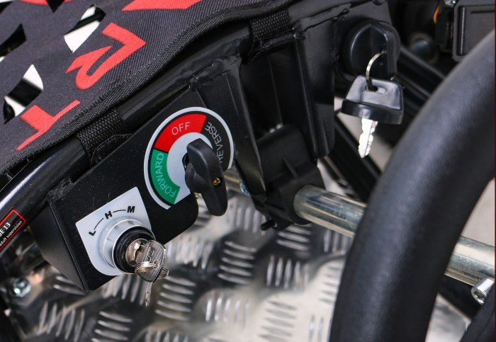 Gokart Fast Dragon na akumulator Zielony 30km/h + Silnik 1000W + Koła pompowane + Regulacja siedzenia + Pasy-10 7806 