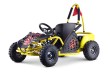 Gokart Fast Dragon na akumulator Żółty 30km/h + Silnik 1000W + Koła pompowane + Regulacja siedzenia + Pasy-1 7808 