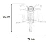 Pojazd DRIFT BIKE 21 Niebieski-15 7811 