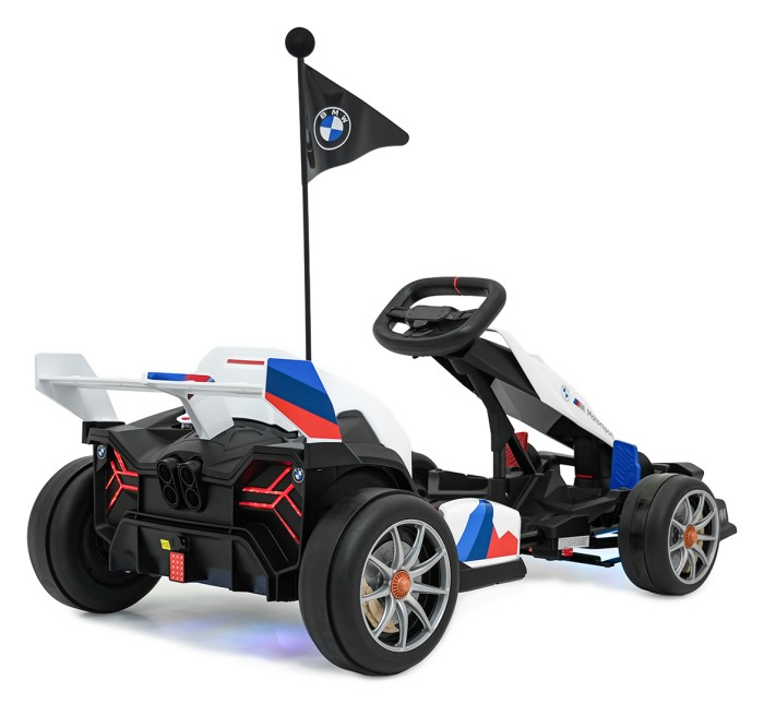 Pojazd Gokart BMW z Funkcją Driftu Biały-6 7815 