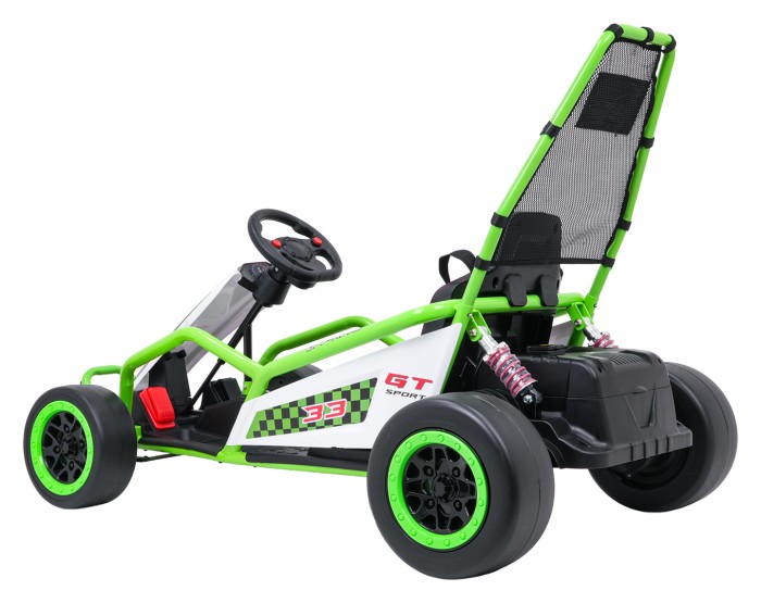 Pojazd Gokart TORNADO z Funkcją Driftu Zielony-8 7816 