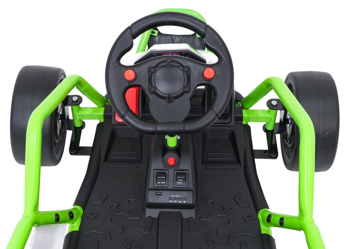 Pojazd Gokart TORNADO z Funkcją Driftu Zielony-14 7816 