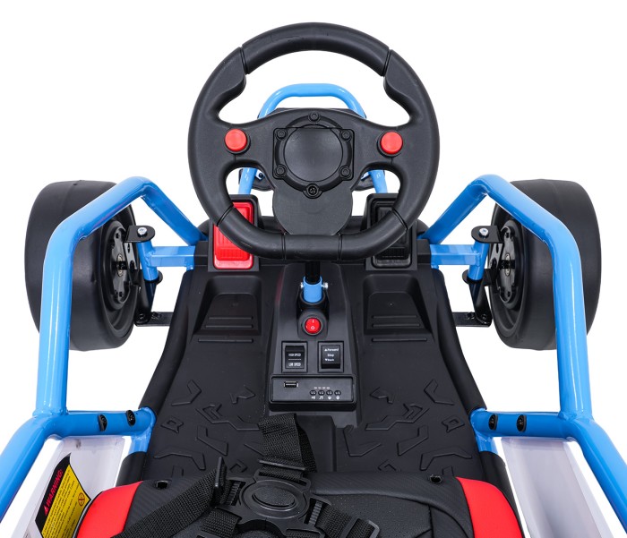 Pojazd Gokart TORNADO z Funkcją Driftu Niebieski-14 7817 