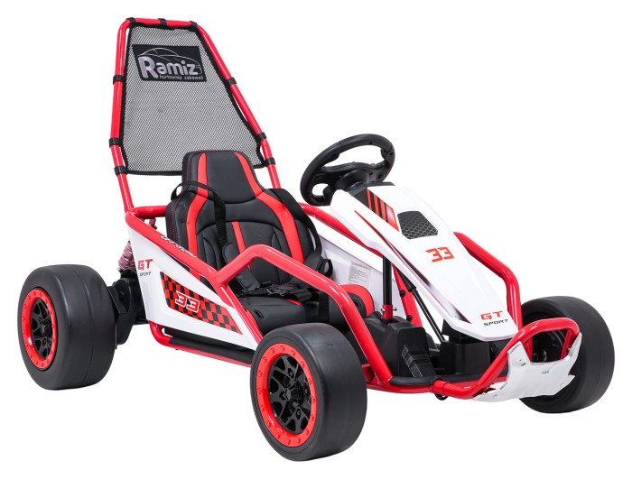 Pojazd Gokart TORNADO z Funkcją Driftu Czerwony-3 7818 